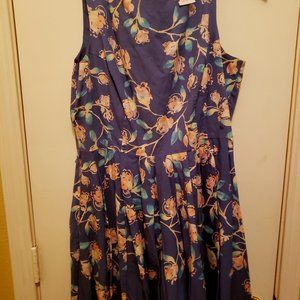 LC Floral Tea Dress